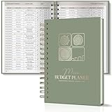 BIROYAL 12 Monate Budget Planner Deutsch 2026 - Undatierter Finanzplaner mit 60 Wochen Einnahmen-Ausgaben Tracker, Reflexion - Spiralbindung Budgetplaner - Haushaltsbuch zur Kontrolle G