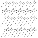 Jubaopen 40 PCS Werkzeugwand Haken Stecktafel Haken Pegboard Haken Rundlochung Lochwandhaken Einfachhaken Lochwand Peg Board Anhänge Haken für Supermarktregale Baumärkte Werkzeug