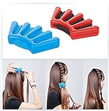 2 x Schwamm-Haarstyling-Werkzeuge, schnelle Duttmacher, Flechtfrisur, Haar-Roller, Zubehör, Twist-Zopf-Haar, DIY-Werkzeug zum F