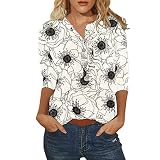 XTBFOOJ Blusen Zipfel Tunika Bluse Kariert Retro Oberteile Oversize Hemdbluse Tops Blusentop Weiß Tunika Kurzarm Blusenkragen TräGerlose Oberteile for Hemdbluse Tops Große Größ