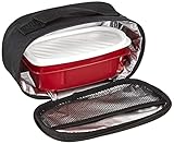 Tatay Kühltasche Klein Mini, 1,5 l Kapazität, mit 1 Frischaltendosen von 0.5L BPA frei, Schwarz. Maßnahmen 21,5 x 9 x 12