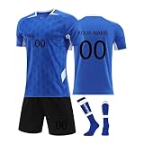 Generic Benutzerdefiniert Trikot Trikot Mit Eigenem Namen Fussball Trikot Spanien Trikot 2024 Italien Trikot Italia Trikot 2024 Trikot Für Kinder Socken T Shirt 2024 Jeder Name Nummer Team Logo Trik