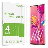 apiker 4 Stück Schutzfolie für Huawei P30 Pro, Huawei P30 Pro Displayschutzfolie， Anti-Kratzen, Anti-Öl, Anti-Bläschen, Hohe Definition, Hohe Empfindlichk