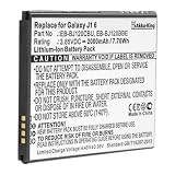 Akku kompatibel mit Samsung EB-BJ120CBU / EB-BJ120BBE - Li-Ion 2000mAh - für Galaxy J1 2016, J1 6, AMP 2, Express 3, Luna, SM-J120A, SM-J120FN
