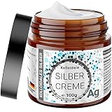 1x 100g Kolloidales Silber Creme mit 40ppm (25%) in Glastiegel 100% Kolloidal & stabil – hocheffektiv DAC/kolloidale Silbercreme – Kosmetik