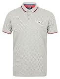 Le Shark Crossley Herren Poloshirt aus Baumwoll-Piqué, gepunktet Gr. S, Hellgrau (Light Grey Marl)