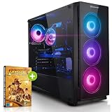 Megaport Gaming PC Viking AMD Ryzen 7 5700X • Windows 11 • GeForce RTX 4070 SUPER 12GB • 32GB DDR4 • 1000GB M.2 SSD • Luftkühlung • WLAN • Gamer PC Computer Gaming R