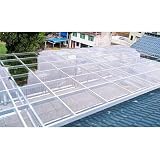 Rygcrud Außenbereich Polycarbonat-Kunststoffplatten-Rolle, 2mm/3mm Dick Wasserdicht Bruchsicher Platte, Gewächshaus Bedachung Vordächer Abdeckung, Leicht Zu Schneiden Und Zu Biegen(3mm,5x9.8ft)
