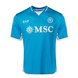 SSC Napoli Herren Maglia Replica Home Ea7 T-Shirt, Haushalt, 56