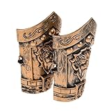 GALPADA 2-teiliges Set Handschützer Aus Bronze Schwerthalterungen Für Die Wand Wandhalterung Kostüm Rüstung Schwertständer Rüstung Für Kostüm Schild Plastik