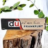 Frankfurt du bist mein Verein - Schokoriegel Geschenkbox inkl. Duplo - Frankfurt Fan, Frankfurt Geschenke, Frankfurt Geschenk, Frankfurt Fanartikel, Geschenk für Frankfurt Stadtverliebte & F