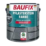 BAUFIX Pflasterstein Farbe anthrazitgrau, matt, 2.5 Liter, Beton- und Bodenfarbe, mit gute Haftung, für Beton/Pflastersteine, langer Witterung