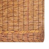 HRXQ Bambus Raffrollo Holzjalousie 50 80 100 120 150 160 180cm Breit Bambusrollo Outdoor Wetterfest Sonnenschutz Sichtschutz Natur Holzrollos, Schilfrohrvorhang Für Terrasse/Garten/Balkon/Kü