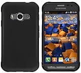 mumbi Hülle kompatibel mit Samsung Galaxy Xcover 3 Handy Case Handyhülle, schw