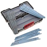 Bosch Professional 15tlg. Säbelsägeblatt Wood and Metal Set (für Holz und Metall, Toughbox, Zubehör Säbelsäge)