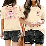 Country-Musik-Shirts für Frauen: Country-Konzert-T-Shirt, Musikliebhaber, Fans, T-Shirt, Musiktour, kurzärmelig, aprikose, XX-Larg
