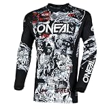 O'Neal Element Attack Trikot für Erwachsene, Schwarz/Weiß, Größe S