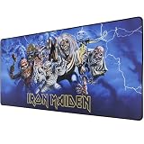 Subsonic Iron Maiden Mauspad, rutschfest, XXL, 90 mm x 40 mm, mit Perlen, offizielles Lizenzproduk