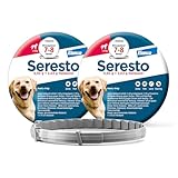 Seresto® Halsband Sparset für große Hunde ab 8 kg: 7 bis 8 Monate wirksamer Schutz gegen Zecken und Flöhe, Länge 70 cm, 2 Halsb