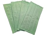 4 Stk. Reinigungstücher Mikrofaser, Mop, Wischtücher, Mikrofasertücher kompatibel mit Vorwerk Kobold SP600 / SPB100 / VB100 Saugwischer Wischsauger Hartbodenreinig