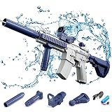 Maxee Elektrische Wasserpistole, M416 EIN-Knopf Automatische Spritzpistolen, Spielzeug Wasserpistole für Kinder Erwachsene Sommer Schwimmbad Party Strand im F