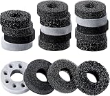 18 Hilfsringe, Fingerstick Shock Absorber für PS5, Steam Deck, PS4, Xbox Serie X/S, Xbox One Serie, Kompatibel mit Switch PS5 PS4, Joystick Befestigung Zielhilfe Schutzkapp