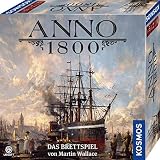KOSMOS 680428 Anno 1800, Das Brettspiel zum beliebten PC-Spiel, Aufbau-Strategie-Spiel für 2-4 Spieler, Gesellschaftsspiel ab 12 Jahre, mit Originalgrafik