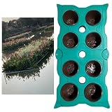 Pflanzkorb Teich Schwimmend 1m Lang Schwimmender Pflanzkorb für Teich, Schwimmende Pflanzeninsel für Den Garten, Wiederverwendbarer Teichpflanztopf für Koi-Teich / Wasserbereich / Fluss, Hydrop