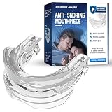 Schnarchstopper, Anti-Snoring Mouthpiece, Effective Snoring Stopper Bite Splints, Adjustable Knirscherschiene für Nacht For Men And Women, Anti Schnarch Schiene Prevent Bruxism & S
