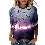GFPGNDFHG gürtel Damen Glitzerpullover Damen Steppjacke Leicht Ohne Damen Sweatshirt Herbst Halloween Print Pullover Rundhals Langarm Top Sweatshirt Batik T Shirt Transparent Regenmantel Winterjack