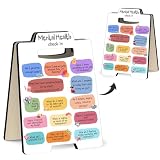 Schild für psychische Gesundheit, Geschenk zum Einchecken der psychischen Gesundheit, positive Psychologie, Affirmationen, Dekoration, Therapiebüro, doppelseitiger Druck, perfekt fü
