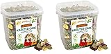 petifool Kräuter Oase 370g - Ergänzungsfutter für Nager - natürliches Nagerfutter für Kaninchen, Meerschweinchen, Hamster, Chinchilla & mehr - ohne künstliche Zusätze - 100% Natur -artgerechtes F