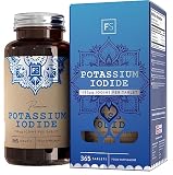 FS Jod Tabletten mit Kaliumiodid | 365 hochdosierte Kaliumtabletten – 150mcg Potassium Iodide pro Portion | Gentechnik-, Gluten-, Milch- und Allergenfrei | Hergestellt in Großb
