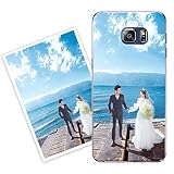 Sunrive Personalisierte Hülle kompatibel mit Samsung Galaxy S6 Edge Plus Silikon,Transparent Handyhülle Benutzerdefiniert Weicher Etui mit Eigenem Foto Bild Text I