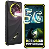 Ulefone Armor X31 Pro 5G Outdoor Smartphone 2025 16GB+256GB/2TB SD, Dimensity 6300 64MP+25MP Nachtsicht 6,56” 120Hz 6050mAh Android 14 Wasserdicht Handy Dual SIM Fingerabdruck NFC 2-Jahr Garantie-Grü