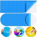 YCVSKY 20 Stück Poolflicken Selbstklebend Unterwasser,Pool Reparaturset Unterwasser, PVC Pool Flicken, Pool Reparaturset Selbstklebend, für Wasserbett, Aufblasbaren Sofas/