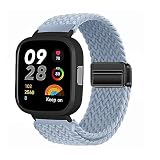 PAIYOTENDS Nylon Armbänder für Xiaomi Watch 3 Armband, mit Verstellbares Magnetischem Verschluss Geflochtenes Sport Ersatzarmband für Herren Damen Kompatibel mit Redmi Watch 3 Uhrenarmband (5)