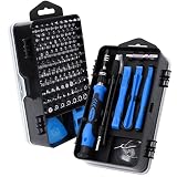 SHARDEN Feinmechaniker Schraubendreher Set, 122 in 1 Mini Präzisions Werkzeug Kit mit Torx T2 T5 T6 T8 T9, Handy Reparatur Set für Uhr, PC, Brille, PS, Kamera, iPhone mit 1 Mag