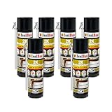 Isolbau 2K Montageschaum B2 Zargenschaum - Premium PU-Schnellschaum für Türen, Fenster, Dämmung & Montage - 6 x 400