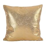 fennco Styles Deko Metallic Glam Tischläufer, gold, 20'x20' Pillow