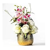 Künstliche Blumen zur Dekoration Künstliche Blumen für die Inneneinrichtung Gefälschte Blumen im Topf Dekoration für den Innenbereich Künstliche Blumen Phalaenopsis Tischdekoration Künstliche B