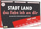 Kulinu Stadt, Land, das Liebe ich an dir - Spiel für Paare - Partner Geschenke Jahrestag - Geschenk für ihn sie Freund Freundin - 100% Made in Germany