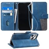MBSLFY Handyhülle für Samsung Galaxy S7 Edge hülle Klappbar Blumen Handytasche Schutzhülle Klapphülle mit Kartenfach Handy Tasche Book Cover Flip Case Ständer - B