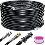 stōbfix 15m Rohrreinigungsschlauch Set für Kärcher K2, K3, K4, K5, K6, K7 inkl. 2 Düsen und Adapter Abflussreiniger Schlauch Hochdruckreiniger 180 b