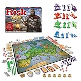 Winning Moves Risk-Spiel, Mittelalterliche europäische Strategie, 2-4 Spieler, Ab 14 Jahren, B