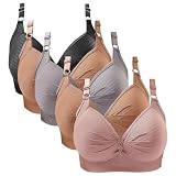 Dünne, schnürlose, bequeme Atmungsaktivität, Unterwäsche, große Größe, Brater-Schnalle, Damen-BH, V-Ausschnitt, Weste, Bralette, kabelloser BH, bügelloser Stütz-BHs für größere Brust, braun, XL