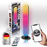 MegaLight LED Lightbar mit APP STEUERUNG & FERNBEDIENUNG Lightbar Music Synchro | Gaming Beleuchtung für jeden PC & TV | inkl. Montagematerial (1-er)