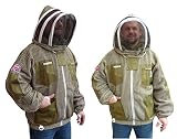 AGS Bee Jacket Imkerjacke, 3-lagig, ultra-belüftet, Grün, Größe XL