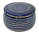Original französische wassergekühlte keramik butterdose, nie mehr harte butter zum frühstück, c3-spiral-B-G