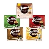 Senseo Pads Probierbox 5 Sorten, Vielfaltspaket, 5 x 16 Getränke, 66 Kaffeep
